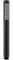 Doccetta tonda in ottone nero opaco, monogetto con ugelli anticalcare e attacco standard G 1/2”