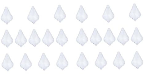 OSALADI 2 Sets Vorhang Kristall Kronleuchter Kristall Kronleuchter Prismen Glas Material Hochzeit 12 Stück * 2