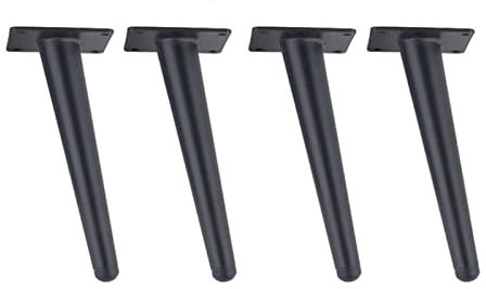 OGRAFF Lot de 4 pieds de table en métal de 20 cm - Pour table de canapé, armoire, café, thé, bar, tabouret, chaises