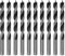 sourcing map 10pcs Brad Point Drill Bits 8.5mm(21/64) Dia Straight Round Shank Drill Metric Brad Point 3.1 Drilling Depth Spiral Twist Drill Bits for Carpenter Woodworking Plastic Rubber