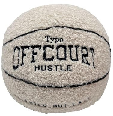 Whrcy Basketball Kissen, Soft Ballkissen Für Schlafzimmerdekoration, Basketball Pillow, Plüsch Basketball Spielzeug, Weihnachten Geburtstagswahl Für Jun gen Mädchen,9.8Inch/25cm