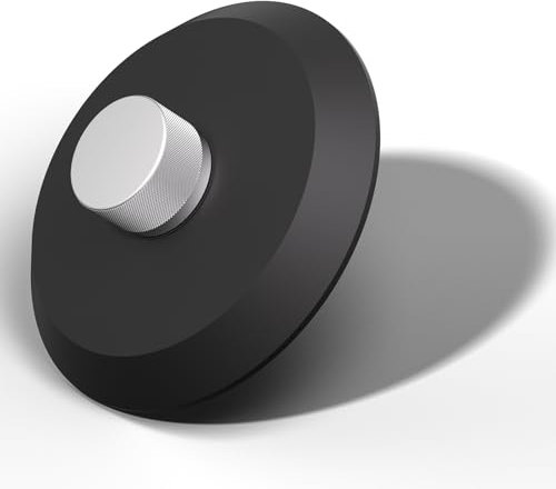 LP Audiophile Universal Record Stabiliser Aluminium Weighted Stabiliser Clip 75 g Lightweight, Fits Under the Dust Cover of Your Turntable