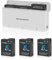 COOLSHOW Osmo Action 5 Pro/Action 4/3 Battery 2100 mAh 3 Pieces and Osmo Action 5/4/3 Battery Charger Set Compact Portable Charger Design Compatible with DJI Osmo Action 5 Pro, Osmo Action 4, Osmo