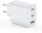 Cargador USB C 40W 3-Puertos Enchufe Cargador USBC Tipo c Carga Rapida Carregador Multiple Rapido for iPhone 16 15 14 13 12 11 Pro MAX XR XS 8 7, iPad, Samsung, Tablet