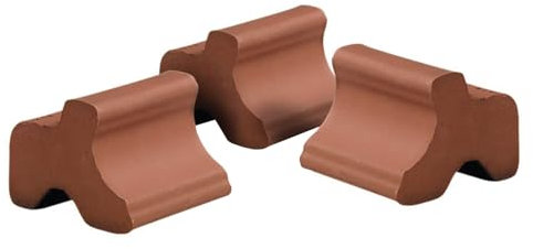 colourliving Füßchen für Blumenkübel 3er Set aus Ton | Blumentopf Füßchen Terracotta | Kübelfüße - Untersetzer Terracotta