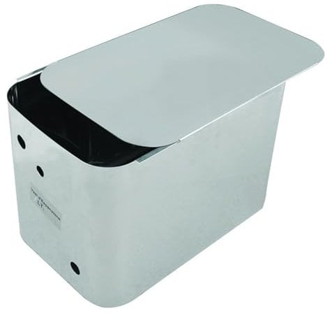 ALLINOX Vaso Di Espansione Aperto In Acciaio INOX AISI 304 Per Camino e Termocamino Impianti Termici KIT Riscaldamento Termostufa o Caldaia (50 LITRI)