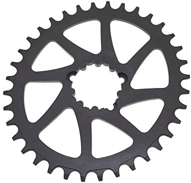 HESHUWEN Platos para Bicicletas Cainado Oval 3mm 6mm Offset Mount Directo 3 2t 34t 36 38 MTB Bicicleta de Carretera 6 mm Plato Ovalado 32 MTB(6mm Oval 30T)