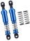 ＡＷＨＡＯ 2pcs 1:10 RC Auto Stoßdämpfer Ersatzteile, Ersatz, Upgrade Kit, Metallfeder RC Dämpfer für LKW, RC Hobby Car Crawler, Blau