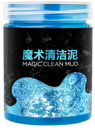 Car Slime Cleaner Dust Cleaning Gel, Car Cleaners Gel, 200g, Multifunctional, Non-Abrasive Auto Mud for Interior Leather Care, Windshield and Tire Maintenance