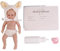 Haiki Süße Kleine Babypuppe Neugeborene Babypuppe Realistisch Neugeborene Babypuppen Silikon Ganzkörper Realistische Simulationspuppe