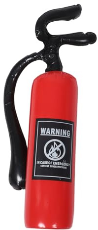 GALPADA Extincteur Gonflable Jouet Pompier Pour Garçon Et Filles, Taille Moyenne, En Pvc, Décoration Interactive D'anniversaire Thème Des Pompiers, Matériel Pédagogique Décoratif Pour Fête Et Jeux