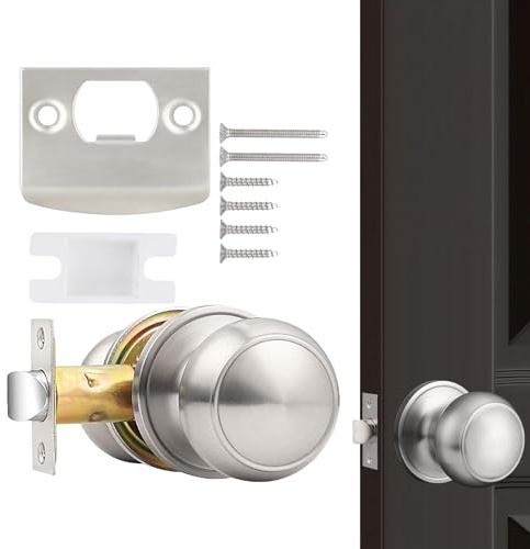 Kit de serrure de porte extérieure, poignées de porte extérieures | Système de fermeture sans clé avec à visser pour l'extérieur, l'intérieur, l'école, la maison, la sécurité, l'hôtel