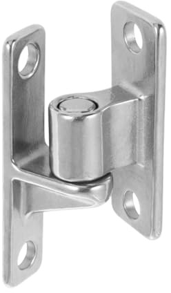 4er-Set Edelstahl-Wandmontage-Scharniere for Hoftore, abnehmbare Scharniere, Tragfähigkeit bis zu 600 lbs(Silver 2PCS)