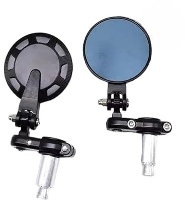 Motorrad Hinten Seite Spiegel Paar Für keeway Für k licht Für Keeway Für Superlight 125 Für Sportster Motorcycl Rückspiegel Runde Bar End Seite Spiegel