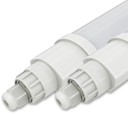 Ledvion - 2er set, Feuchtraumleuchte LED, 120cm, IP65, 30W, 120 lm/W, KaltWeiß, 6500K, Koppelbar, kellerleuchte, deckenleuchte, garagenbeleuchtung, werkstattbeleuchtung