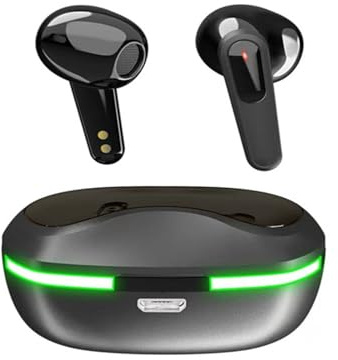 aqxreight Wireless Earbuds Bt 5.4 Earphones with Touch Control, 8D Surround Sound, 4H Playtime, Ipx4, Comfort Fit for Phone Music Running Gaming