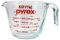 Pyrex 6001074 Measuring Cup, Glass, Clear/Red