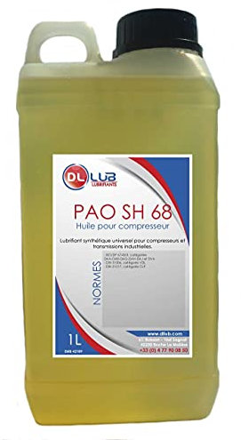 DLLUB - HUILE COMPRESSEUR SYNTHÉTIQUE PAO SH 68-1 litre