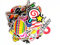 Aufkleber Pack,Graffiti Sticker Decals Vinyls für Laptop, Kinder, Autos, Motorrad, Fahrrad, Skateboard Gepäck, Bumper Sticker Hippie Aufkleber Bomb wasserdicht (100 Stücke)