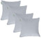 Gardenista 18 Garden Scatter Cushion | Outdoor Water Resistant Garden Furniture Pillow | Soft and Comfy Patio Furniture Cushions | Throw Pillows for Sofa, Couch, Balcony - 4 Pack (Grey)