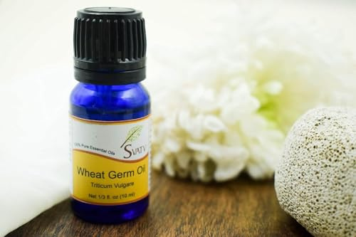 SVATV Wheatgerm Olio essenziale per aromaterapia, germe di grano, olio profumato per diffusori di fragranze, yoga, massaggi, fai da te e cura della persona, 10 ml