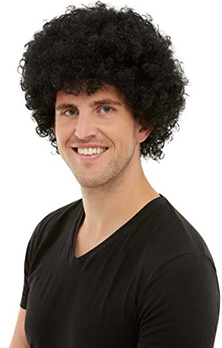 Funidelia | Afro Perücke für Herren und Damen Disco Musik, Abba, Bee Gees, Jahrzehnte, Zubehör für Kostüm - Lustige Kostüme für deine Partys