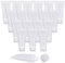 TANCUDER 30 Stück Leere Tuben Lip Gloss Tubes Leere Nachfüllbare Tuben Klare Kosmetik Behälter für Shampoo, Duschgel, Lipgloss, Lippenbalsam, Lotion, Körperlotion 10ML