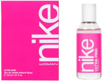 NIKE Ultra Pink Damenduft, 30 ml, Reise-Spray, Damenduft, natürliches und weibliches Eau de Toilette, orientalischer Gourmand-Duft, frischer Duft