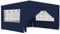 vidaXL Gazebo professionale per feste con pareti blu, 90 g/m², 4 x 4 m