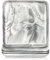MALACASA Serie IVY, Juego de 8 Platos Llanos Cuadrados de Porcelana (25,5 x 25,5 x 2,5 cm) en Gris Mármol, Modernos y Versátiles, Ideales para Platos Principales, Ensaladas y Pastas
