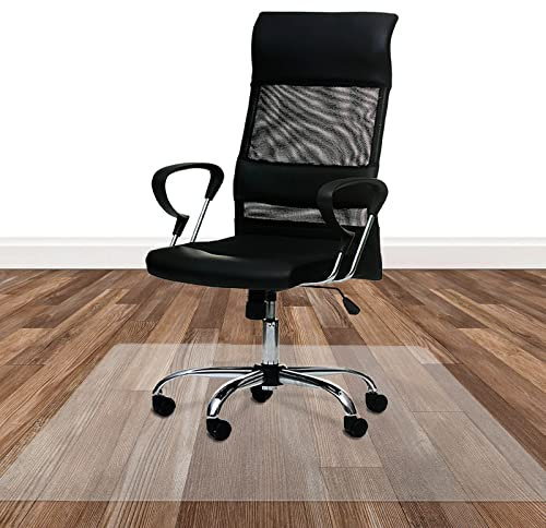 Bodenschutzmatte DURA-MAT aus Polycarbonat - transparente Stuhlmatte für Hartböden - bewährte Bürostuhl Unterlage für zuverlässigen Bodenschutz (90x120 cm)