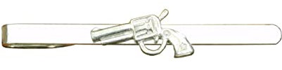 William Sturt Krawattenklammer Pistole Krawattennadel Handgemacht aus feinem Zinn