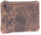 Catwalk Collection Handbags - Petit Portefeuille Femme Cuir - Mini Porte Monnaie - RFID Blocage - Boîte Cadeau - Mimi - Marron