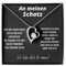 Ahnona Geschenke für Frauen - Geburtstaggeschenk für Freundin, Liebesgeschenk, Jahrestag Geschenk für Freundin, Herzkette für Damen