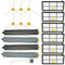17 Pezzi Parti di Ricambio Accessori Kits per iRobot Roomba Serie 800 900 850 860 861 866 870 880 890 960 980 981 985 Filtro Consumabili Filtro Aspirapolvere Spazzole