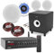 Power Dynamics Smart WiFi Ceiling Speaker System with 10 Active Subwoofer, Bluetooth Wireless Streaming, Multi Room Home Audio, Includes 4x ESCS5 Ceiling Speakers, Amplifier and Cables
