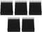 Tyenaza 5 Stück Aluminium-Kühlkörper, 40 X 11 X 60 Mm Kühlkörper, Kühler, CPU-Kühler, Industriekomponenten, Schwarz