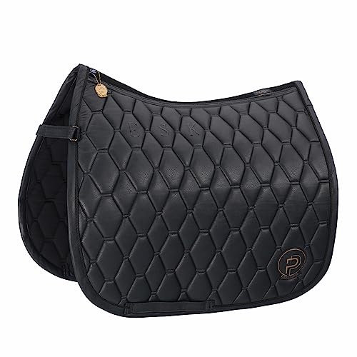 Eskadron Schabracke METALLIC Faux Leather Black Platinum 23, Größe:DL