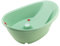 baby-walz Badewanne Basic neptune green - Rückenstütze für zusätzlichen Komfort - ergonomisches Design - mit eingebautem digitalen Flüssigkristall-Thermometer - Made in Italy
