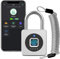 Eseesmart Fingerabdruck Schloss - Vorhängeschloss Fingerabdruck mit Kabel, Smart Lock with Bluetooth APP, Smart Schloss Wasserdicht für Schrank Helm Fahrrad Haus