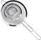 Sieves and Strainers – 7cm, 12cm, 18cm Pack of 3 Fine Mesh Strainer, Stainless Steel Sieve, Rust Free, Dishwasher Safe for Baking and Cooking