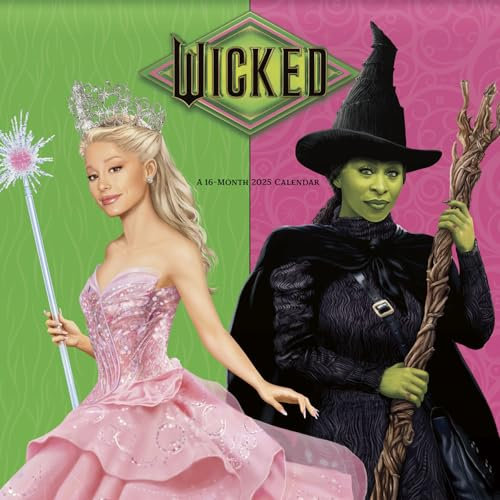 2025 Wicked Part 1: Elphaba and Glinda Wall Calendar