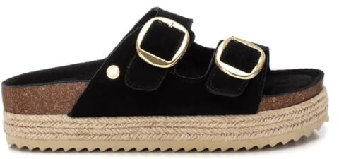 XTI Ledersandalen 143635 schwarz