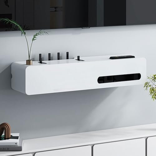 Wall Shelf Floating TV Shelf Media TV Console TV Wall Decor Shelf TV Stands TV Unit for Media room Bedroom Living room Wall Socket Shielding Box TV Bracket Utility Shelve Display shelf Corner Shelf