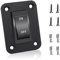 Daijianbin Interruptor de encendido/apagado, 12 V, 20 A, 4 pines, DPST, interruptor de luz para remolques de autocaravanas, barcos KCD2-7-201-B1-DZ
