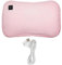 Borsa dell'acqua calda della peluche riutilizzabile ricaricabile elettrica borsa dell'acqua calda per gli amici rosa