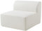 [en.casa] Sofa-Modul Hurvas Mittelelement Mittelteil Sofa-Element Bouclé gepolstert 45 x 97 x 108 cm Couch-Element Cremeweiß