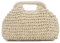 SUKUTU Bolso de Verano de paja Raphia Tejido de mimbre y ratán Bolsa de Playa