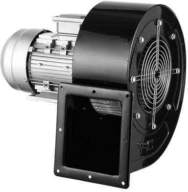 Petit ventilateur centrifuge multi-ailes résistant aux hautes températures, ventilateur d'extraction industriel à cycle thermique for dépoussiérage Ventilation efficace à haute pression(120W 220V)