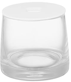 blomus Aufbewahrungsdose -AVA- | Aufbewahrungsbox aus Keramik | 8 x 8 x 7H cm | Farbe White | Badaccessoire & Organizer